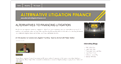 Desktop Screenshot of alternativelitigationfinance.com